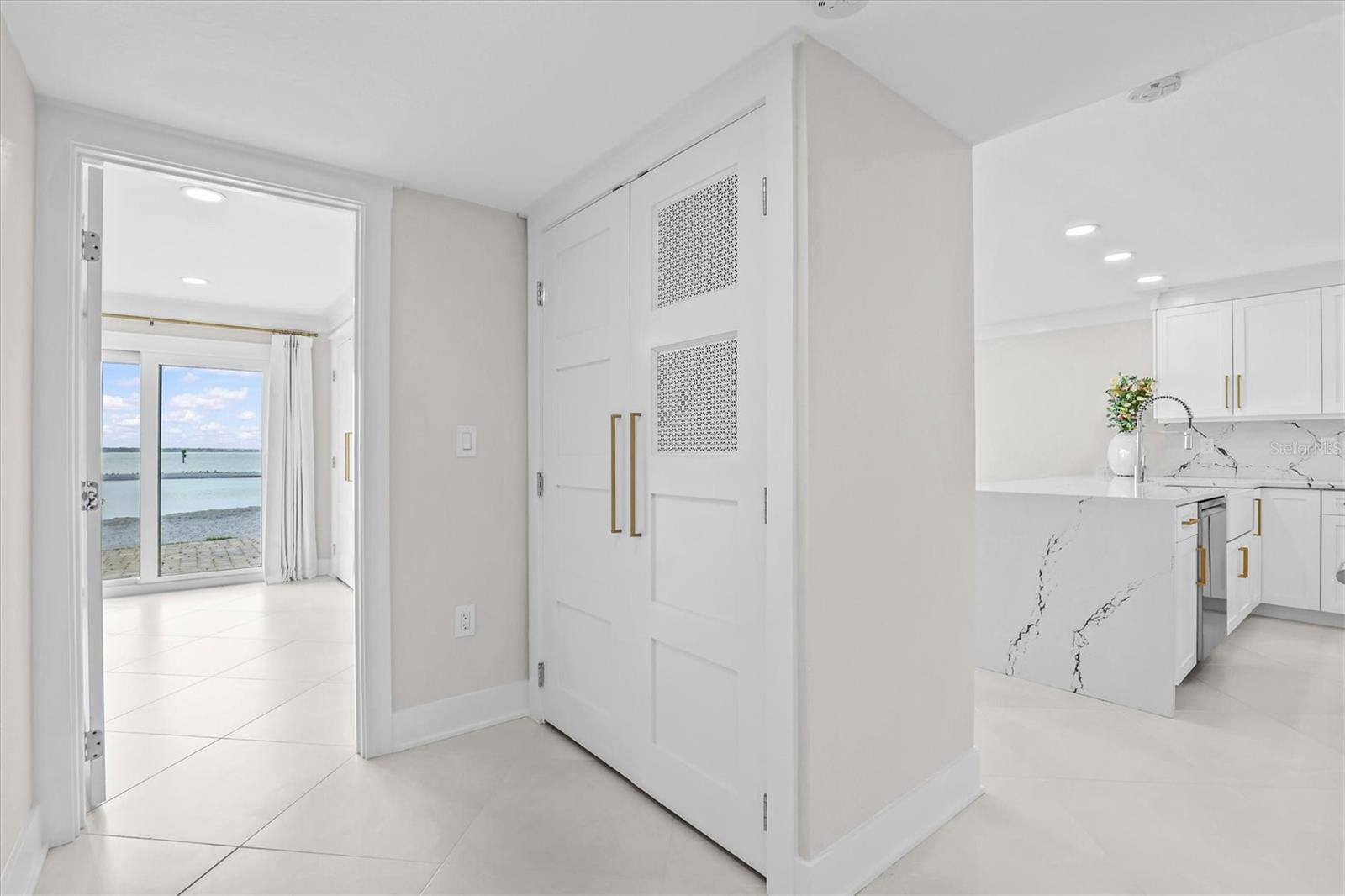 Hallway & Dual Storage Closets