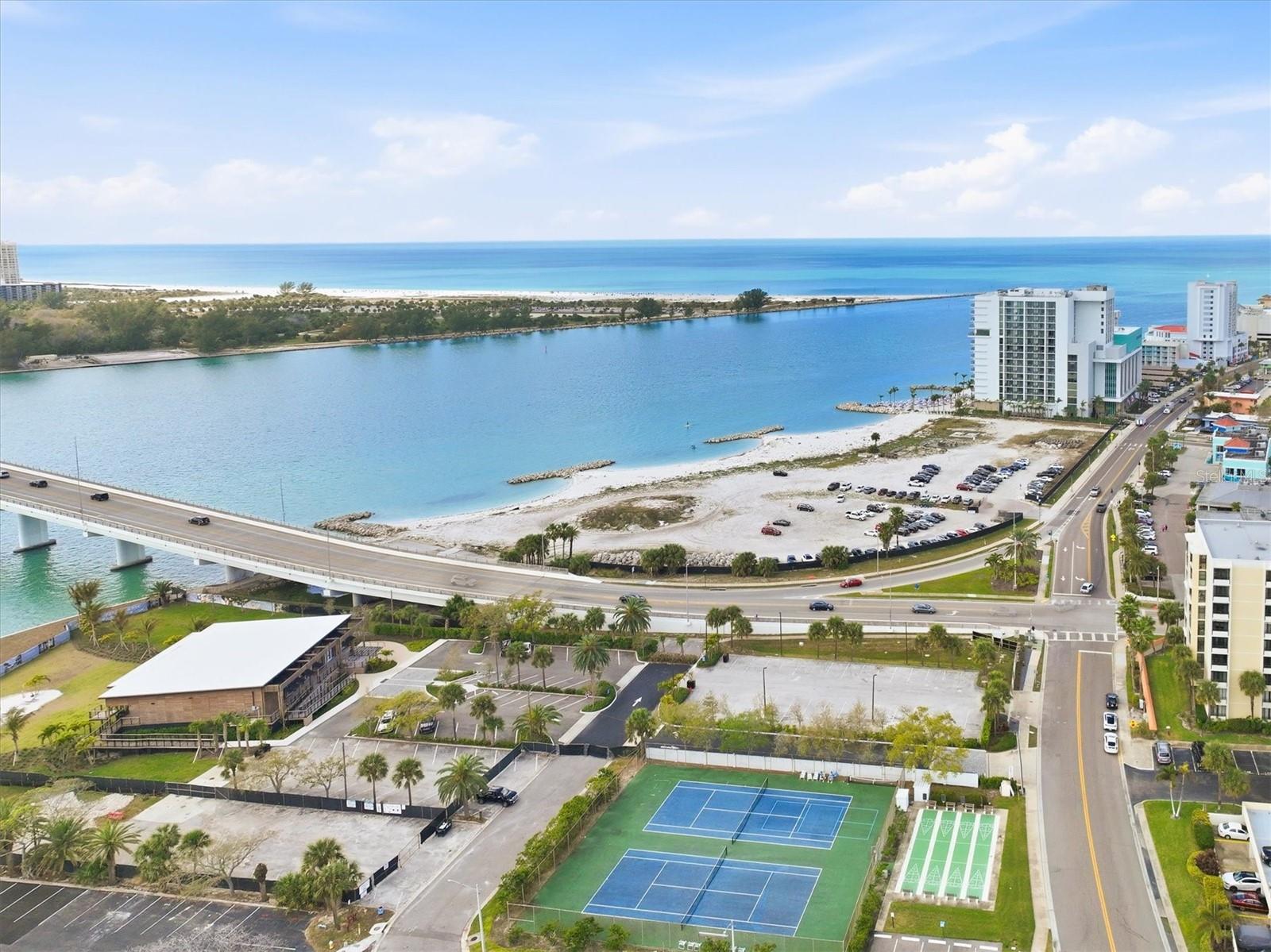 Aerial of Tennis & Pickleball Facilities