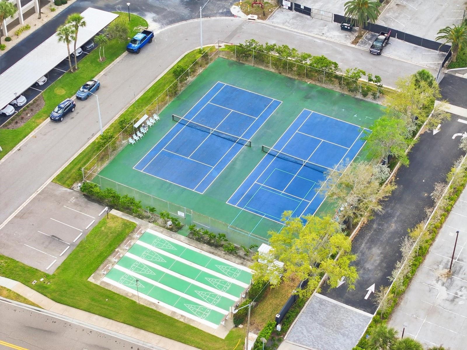 Aerial of Tennis & Pickleball Facilities