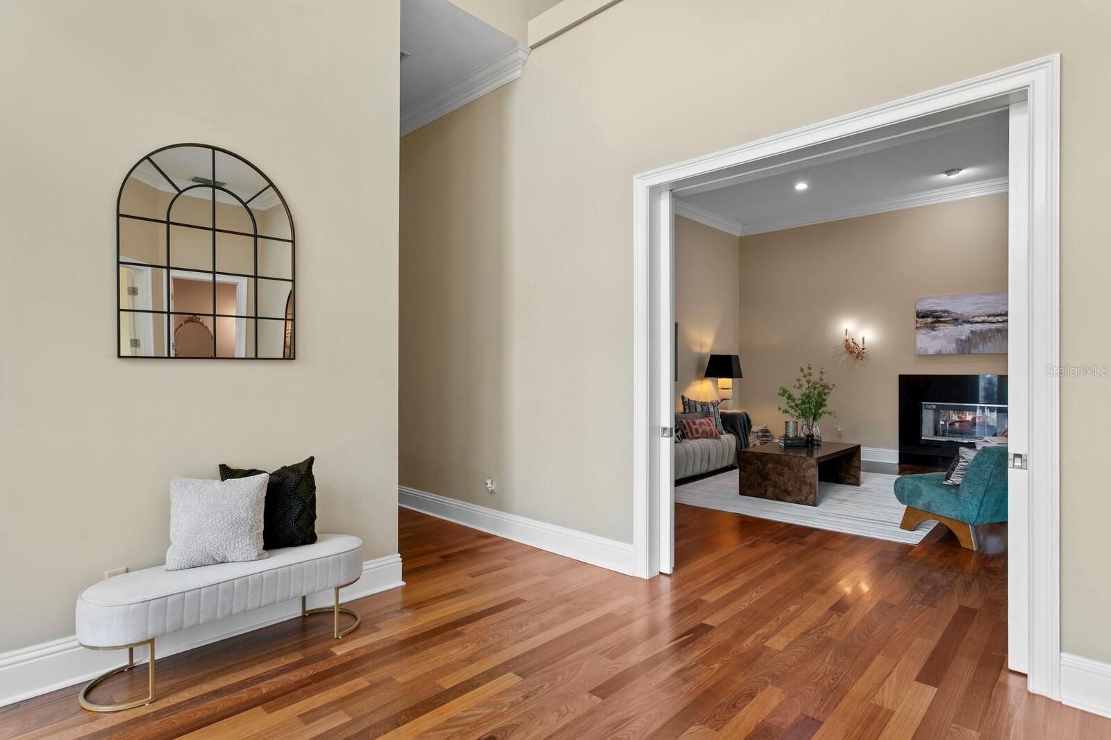 Inviting Foyer, Double Door entry