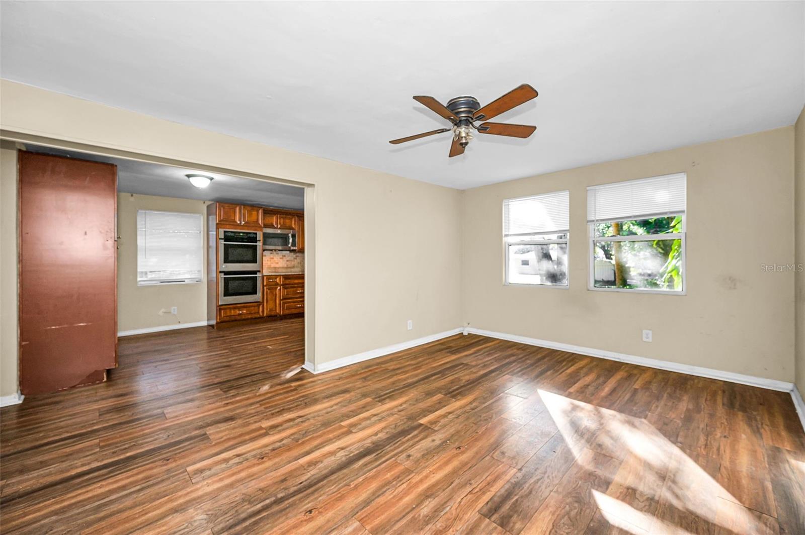 Kitchen/Dining Room opens to Living Room