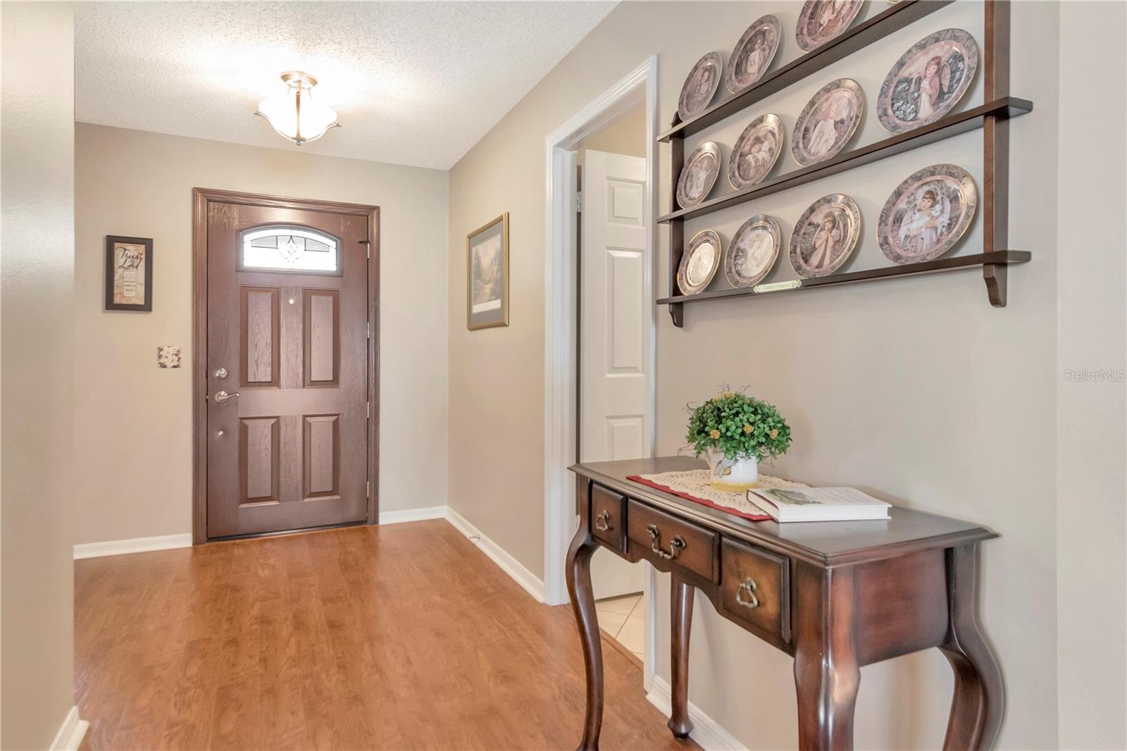 Front Entry Way and New Front Door