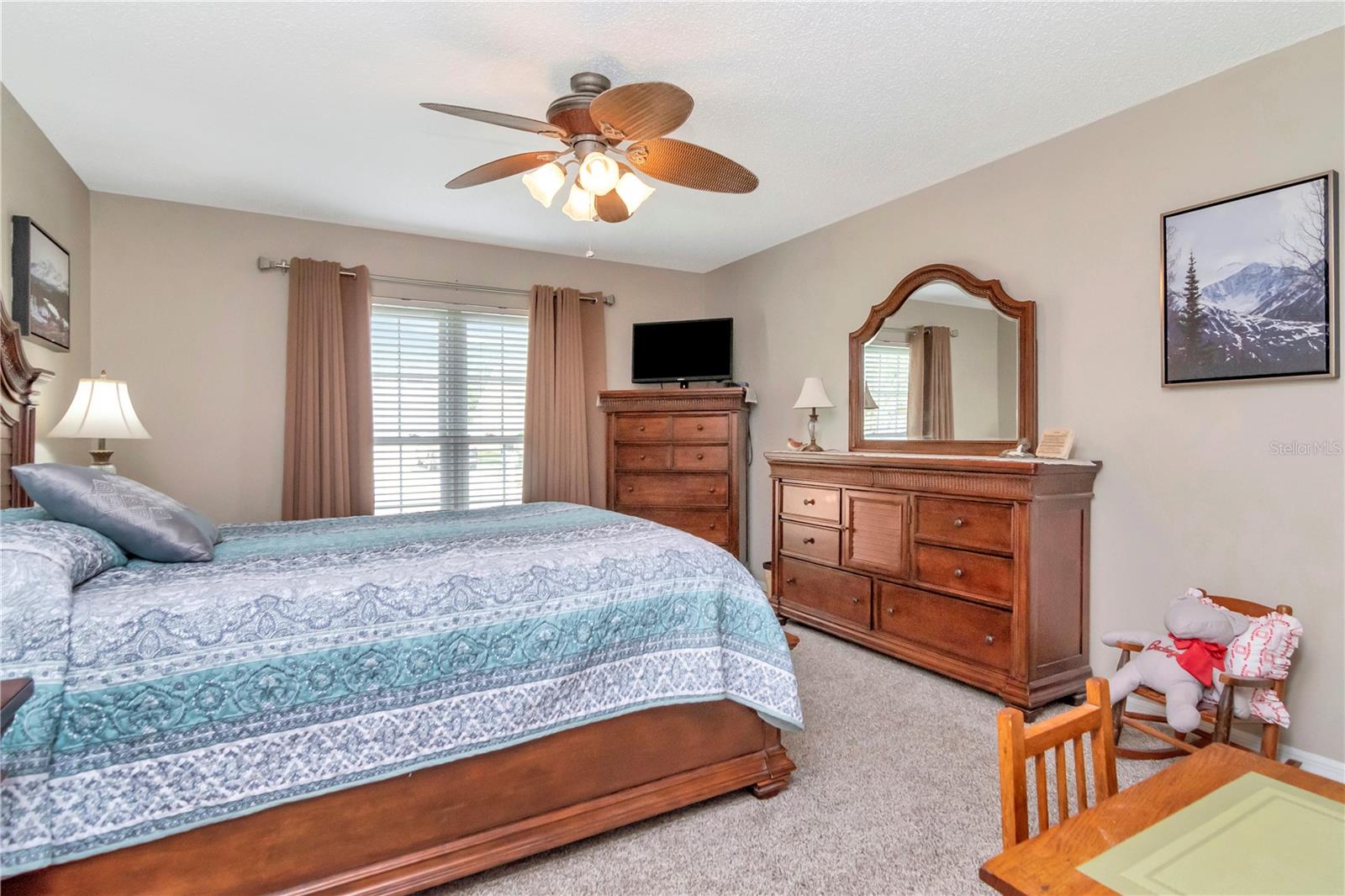 Primary Bedroom with new carpet