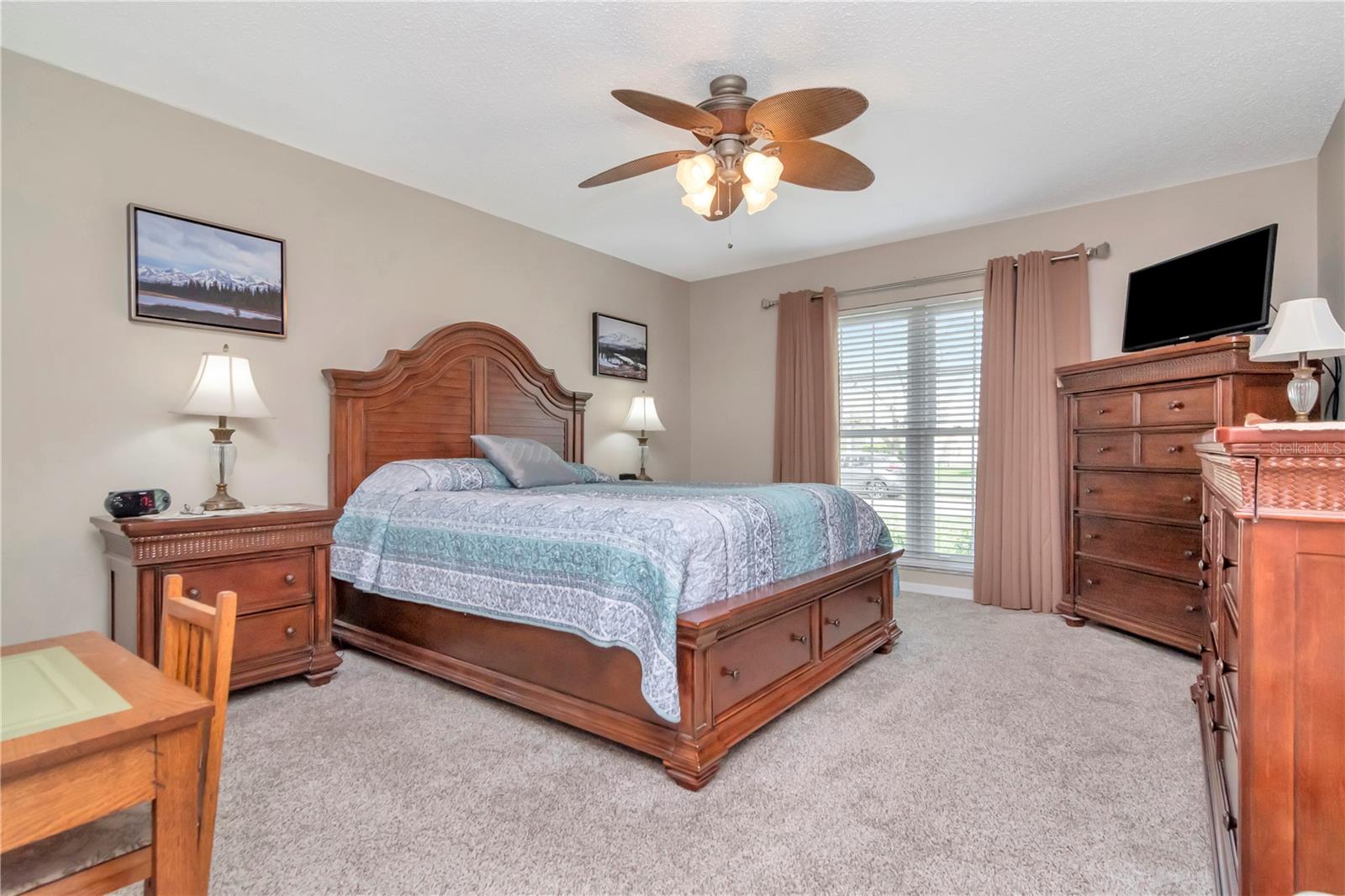 Primary Bedroom with new carpet