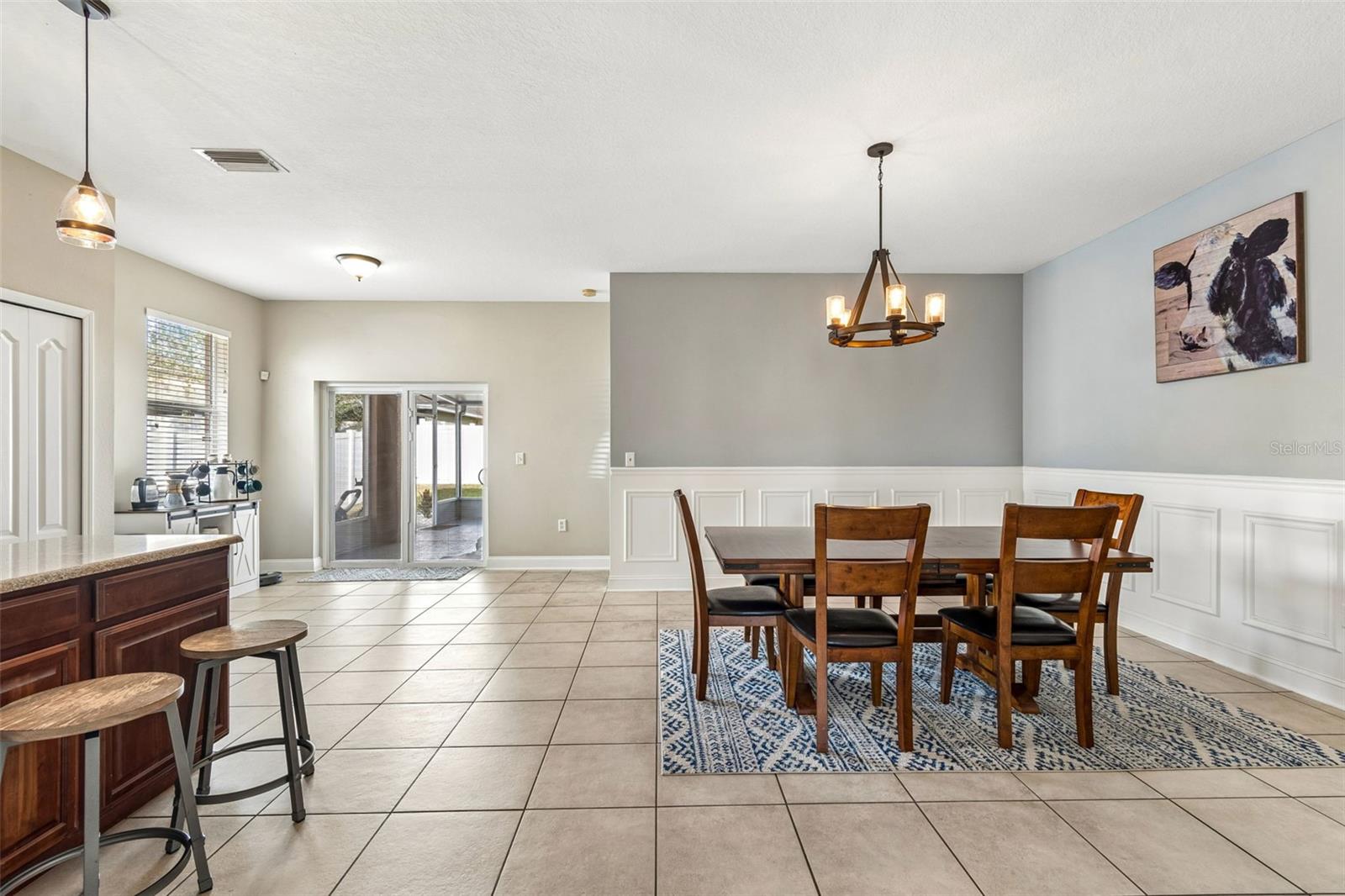 Dining Room open to Kitchen