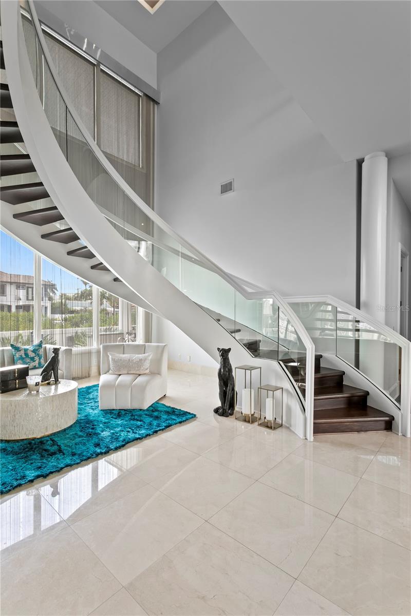 Majestic Winding Staircase