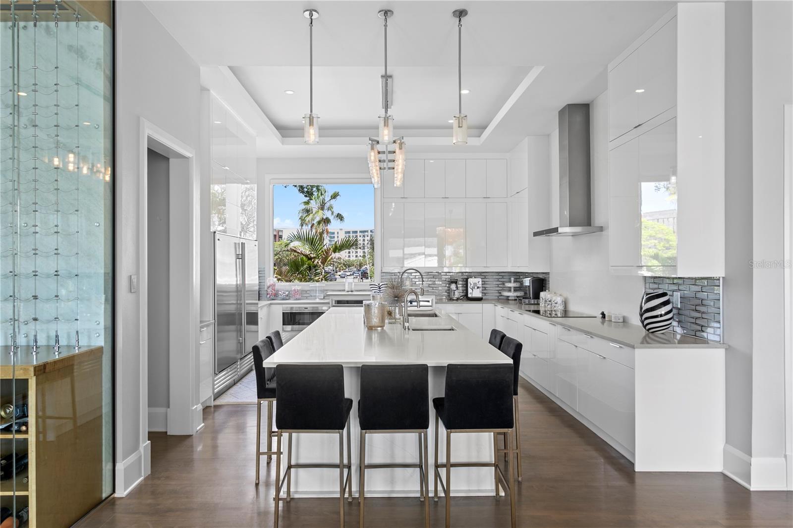 Seating for Seven at the Kitchen Island