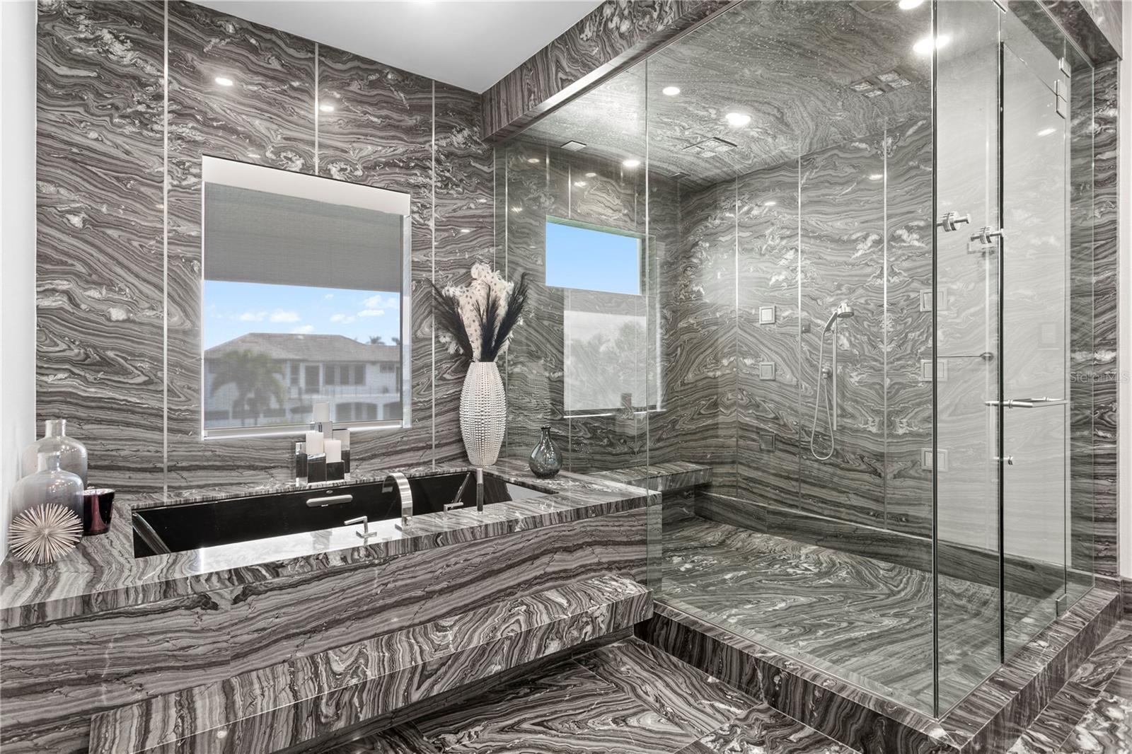 Soaking Tub and Expansive Shower