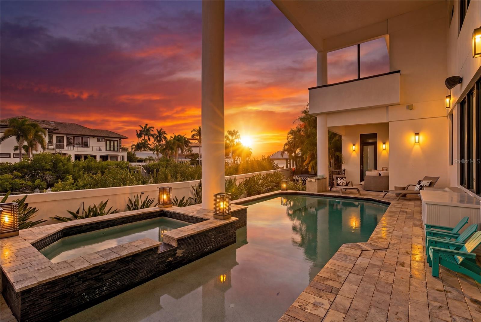 Relax while the sun goes down