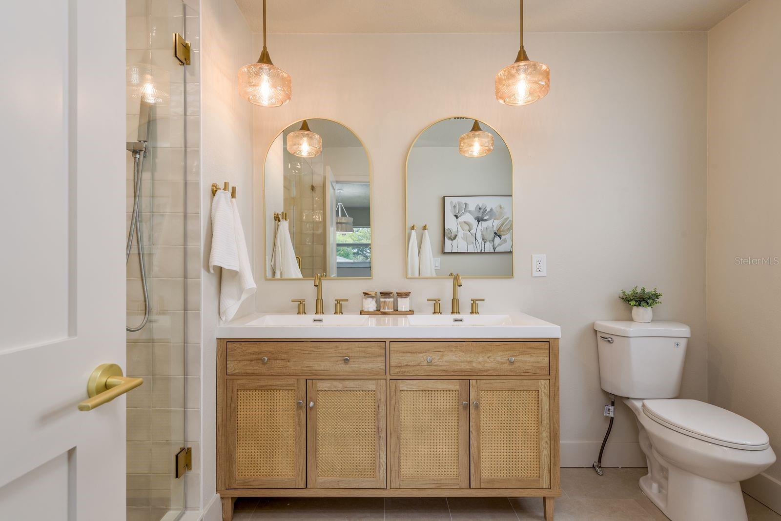 Primary suite bathroom