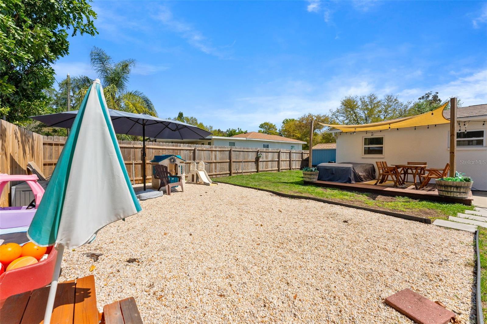 Perfect space for kids to play and adults to relax