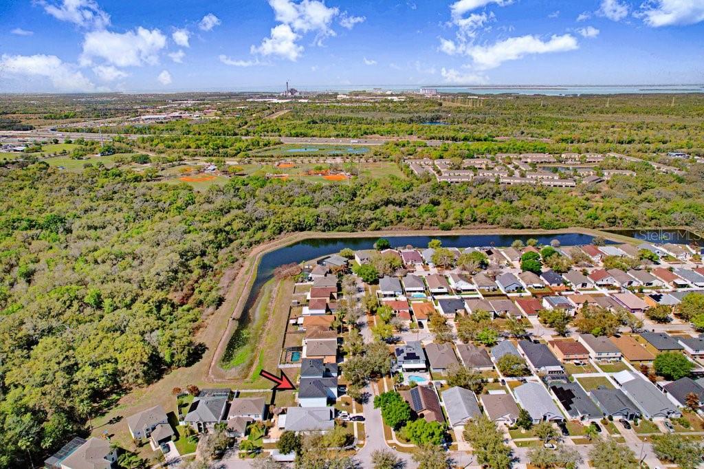 Ariel View of Neighborhood