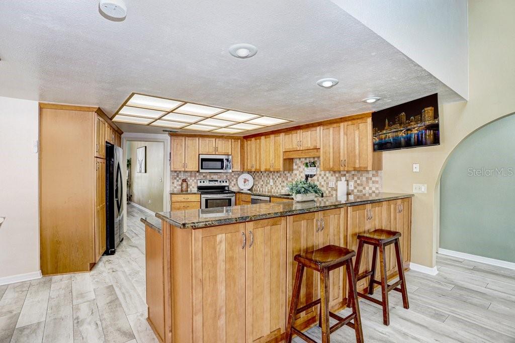 Abundant counter space