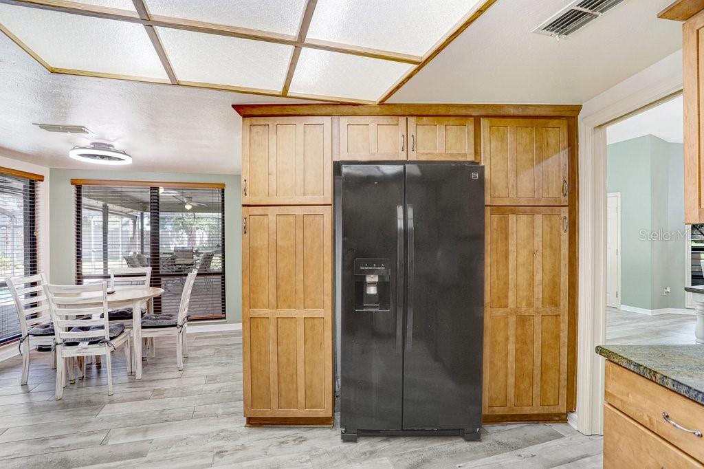 Large custom pantry cabinetry