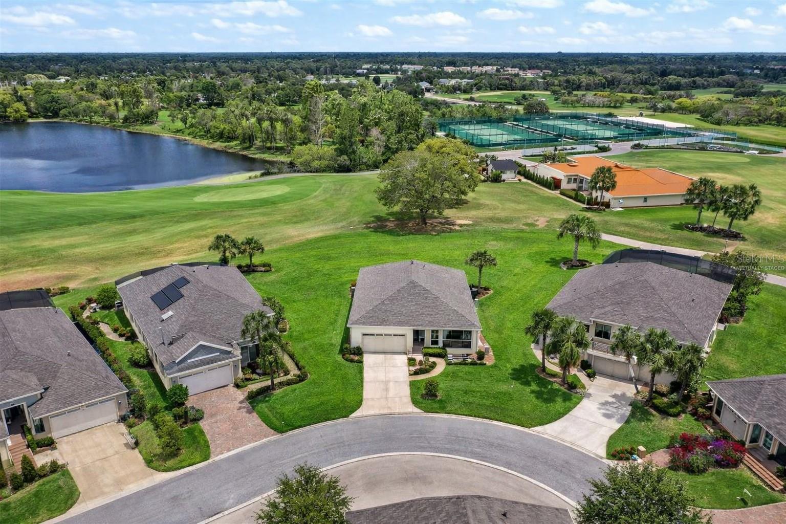 View of the water and golf course **Virtually Staged