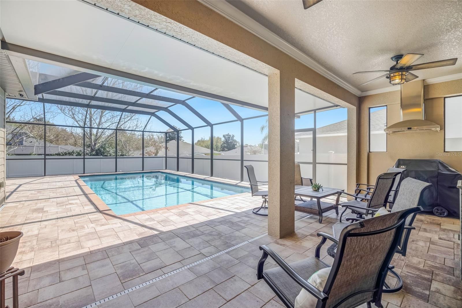 Screened in Pool w/ Covered Patio