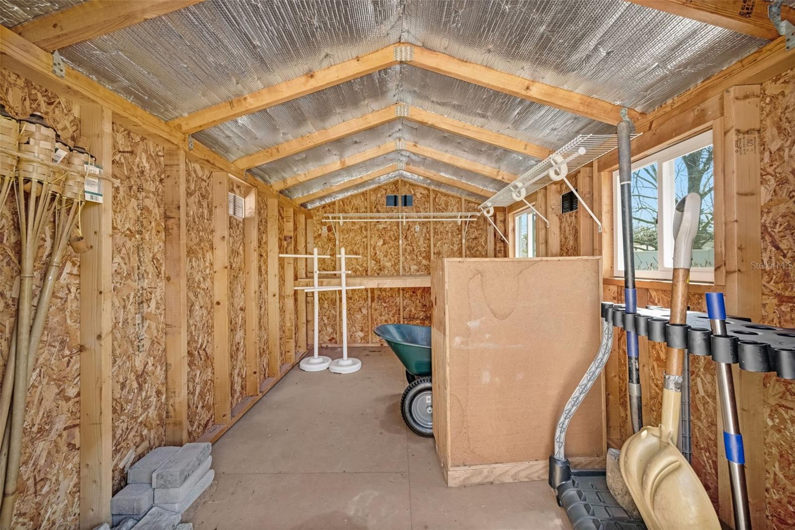 Inside of Shed w/ Electric