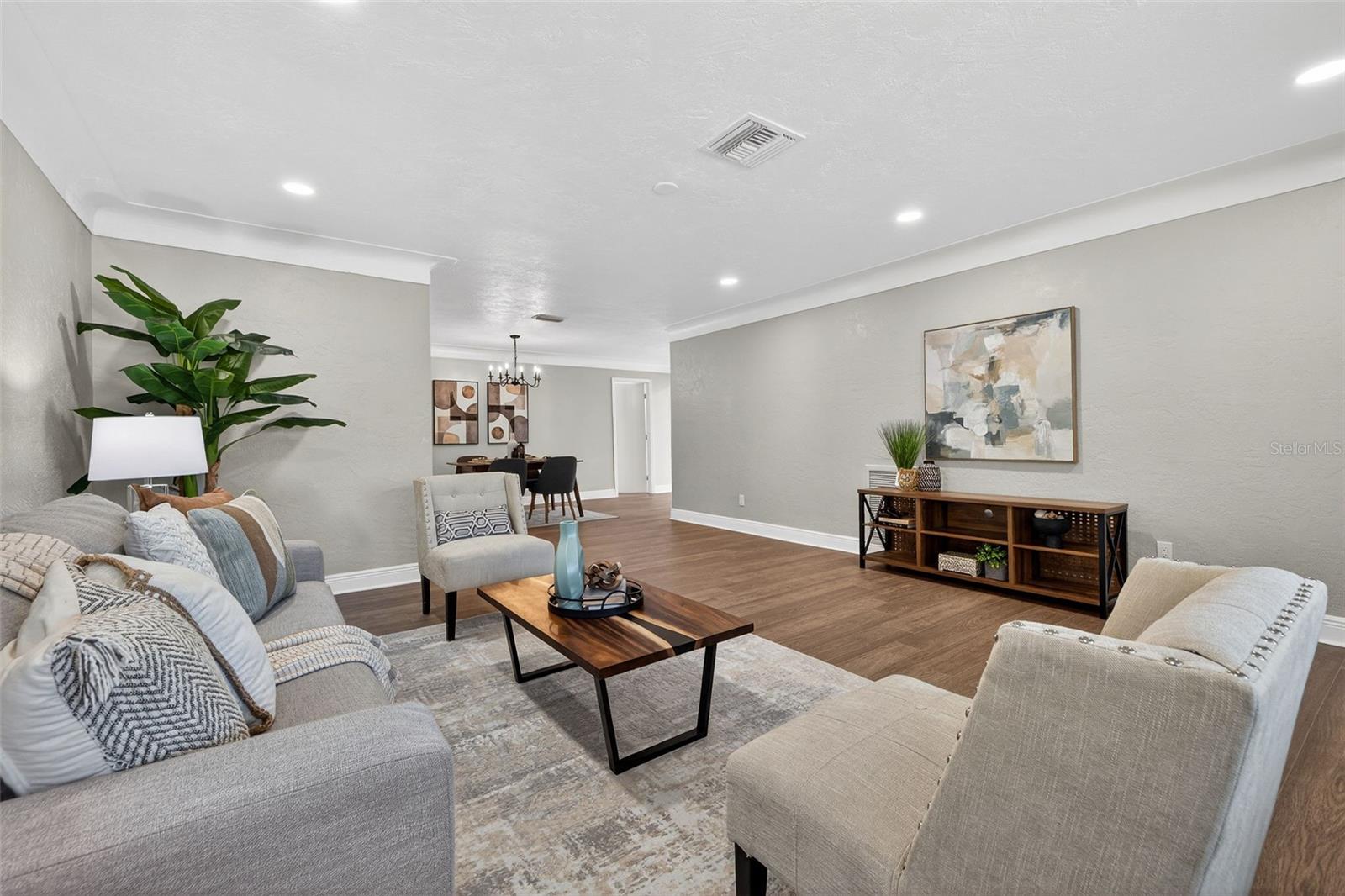 Spacious living area