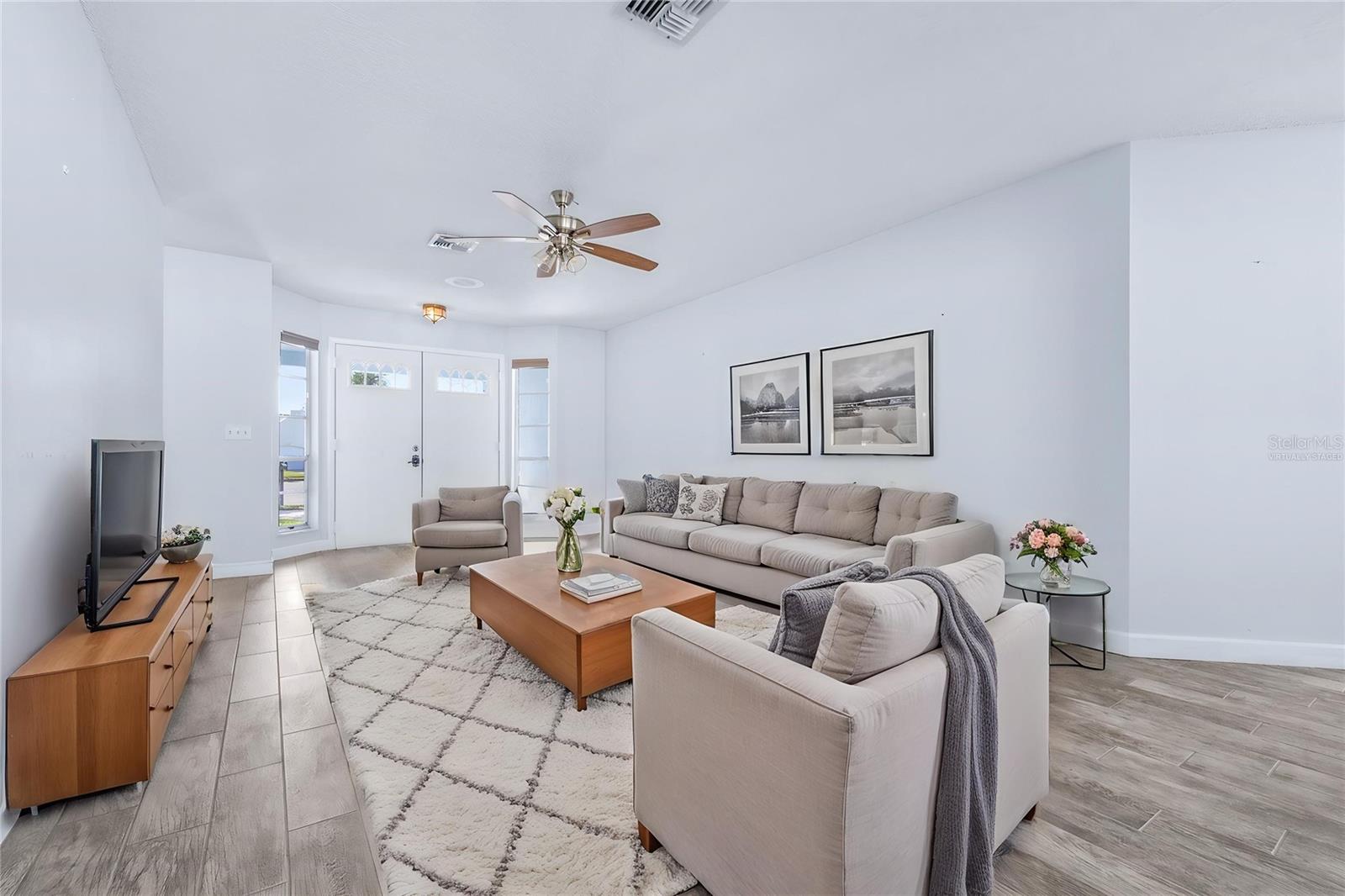 Virtually Staged Great Room