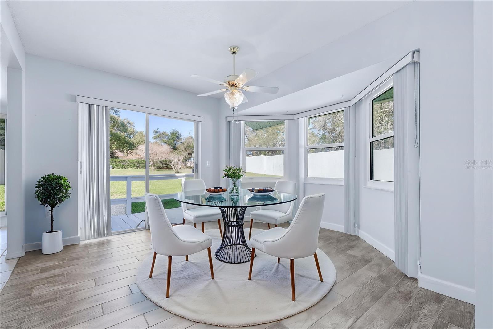 Virtually Staged Dining Space