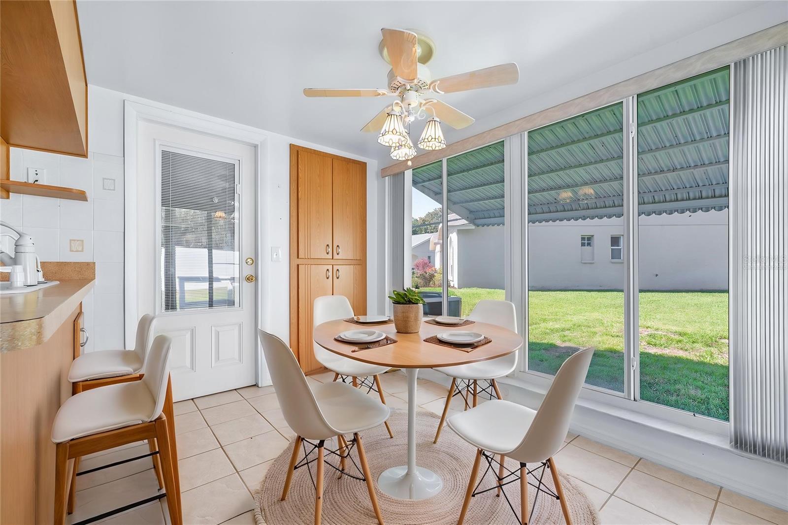 Virtually Staged Breakfast Area