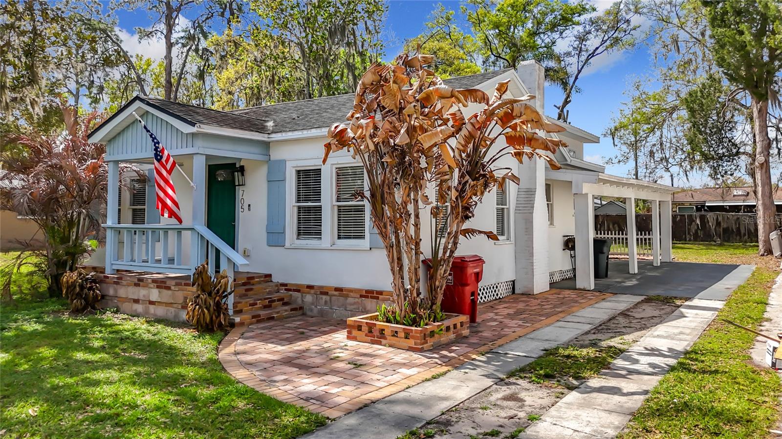 Front of Home Faces east