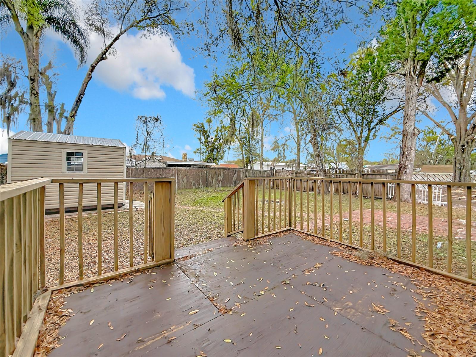 Back Deck outside primary bedroom