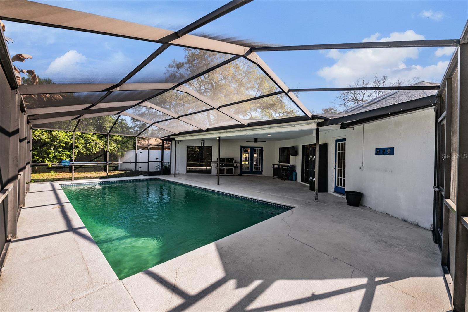 Large Pool and Screened in area