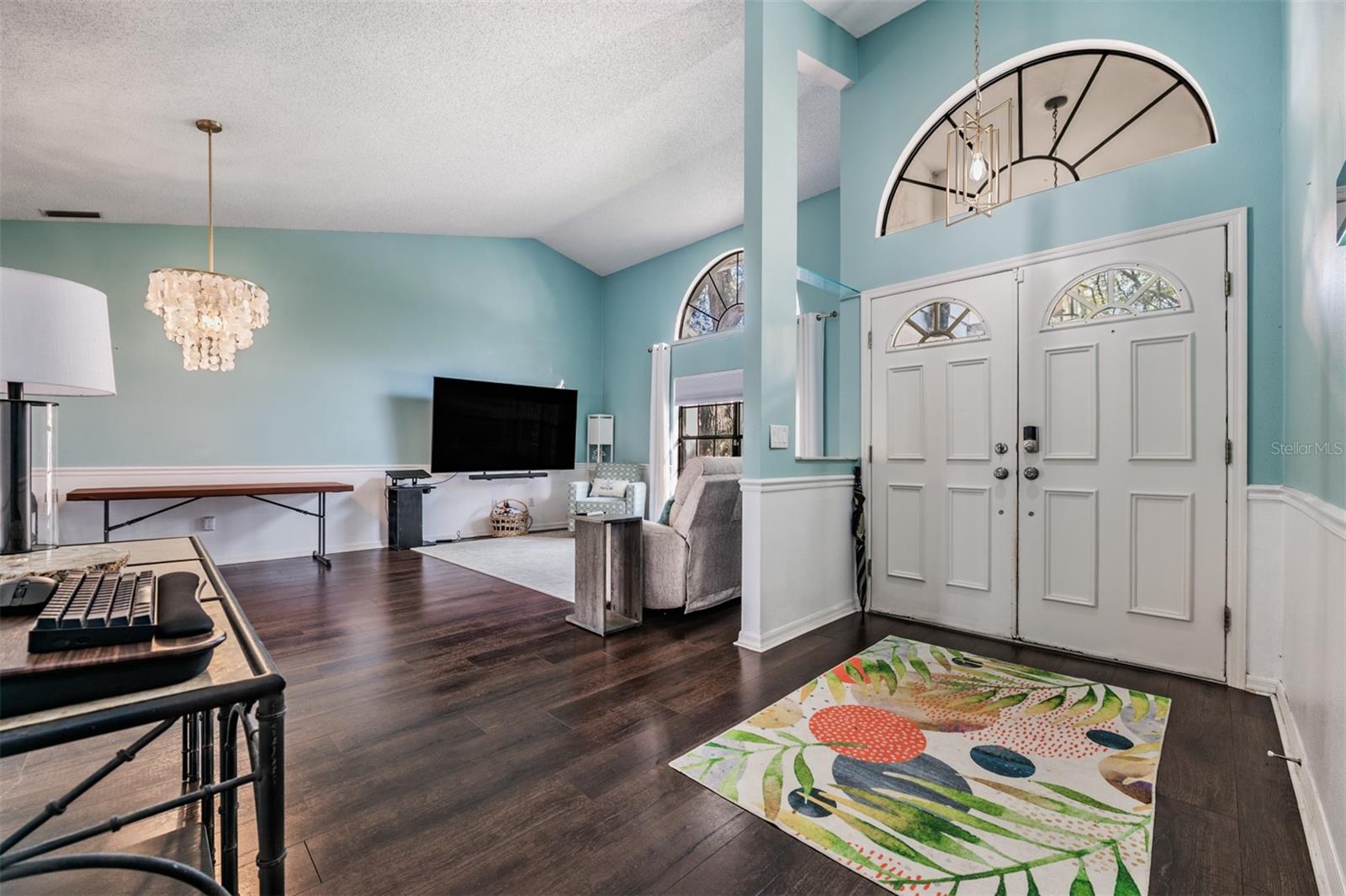 Entry way and Formal Family Room/Dining Room.