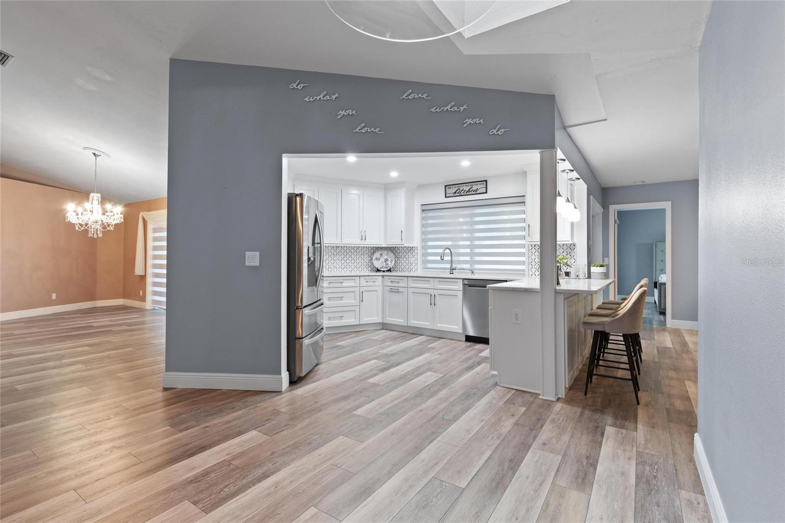 Kitchen View from Foyer