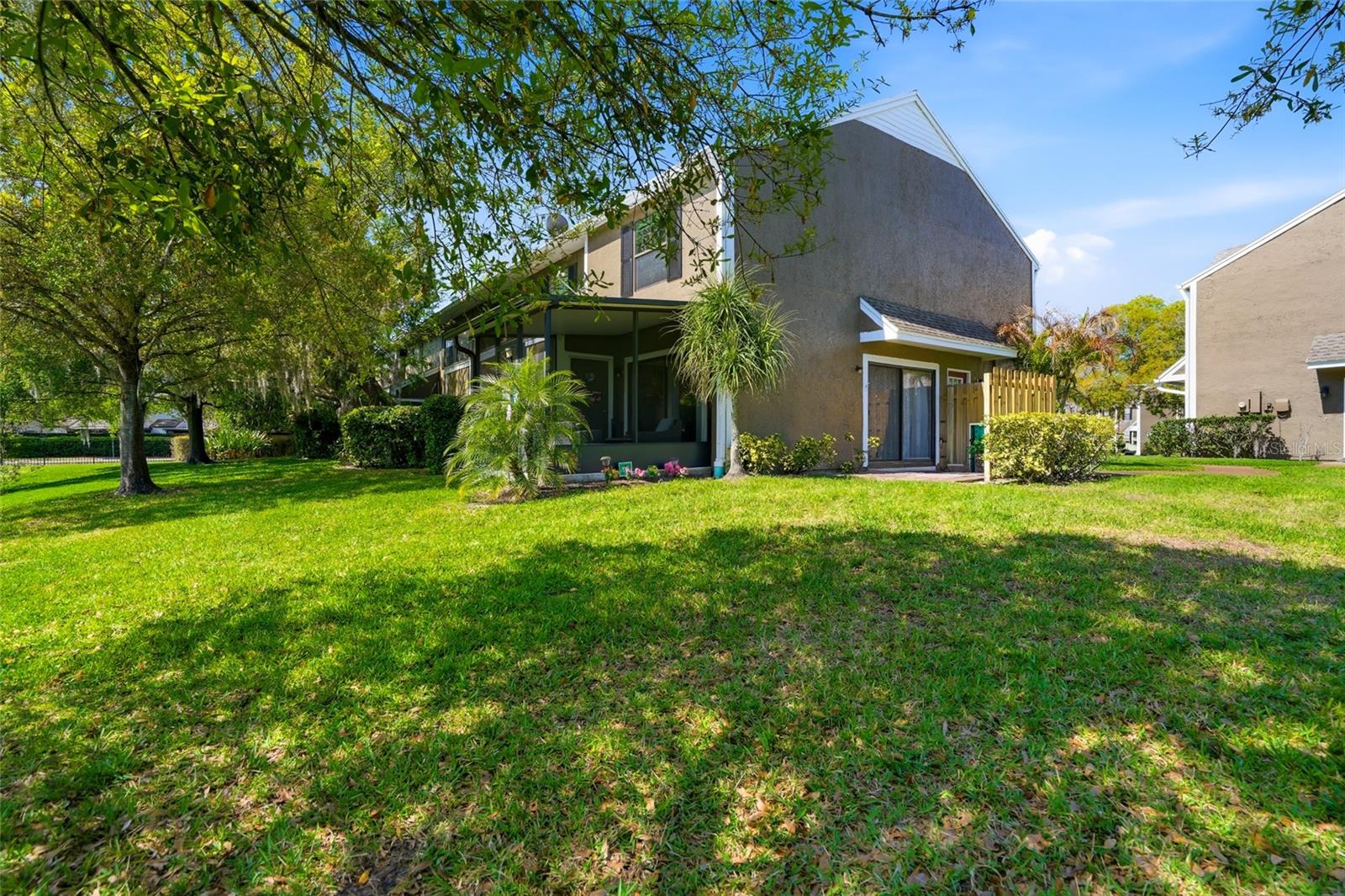 Yard Area from Lanai and Kitchen Sliding Door