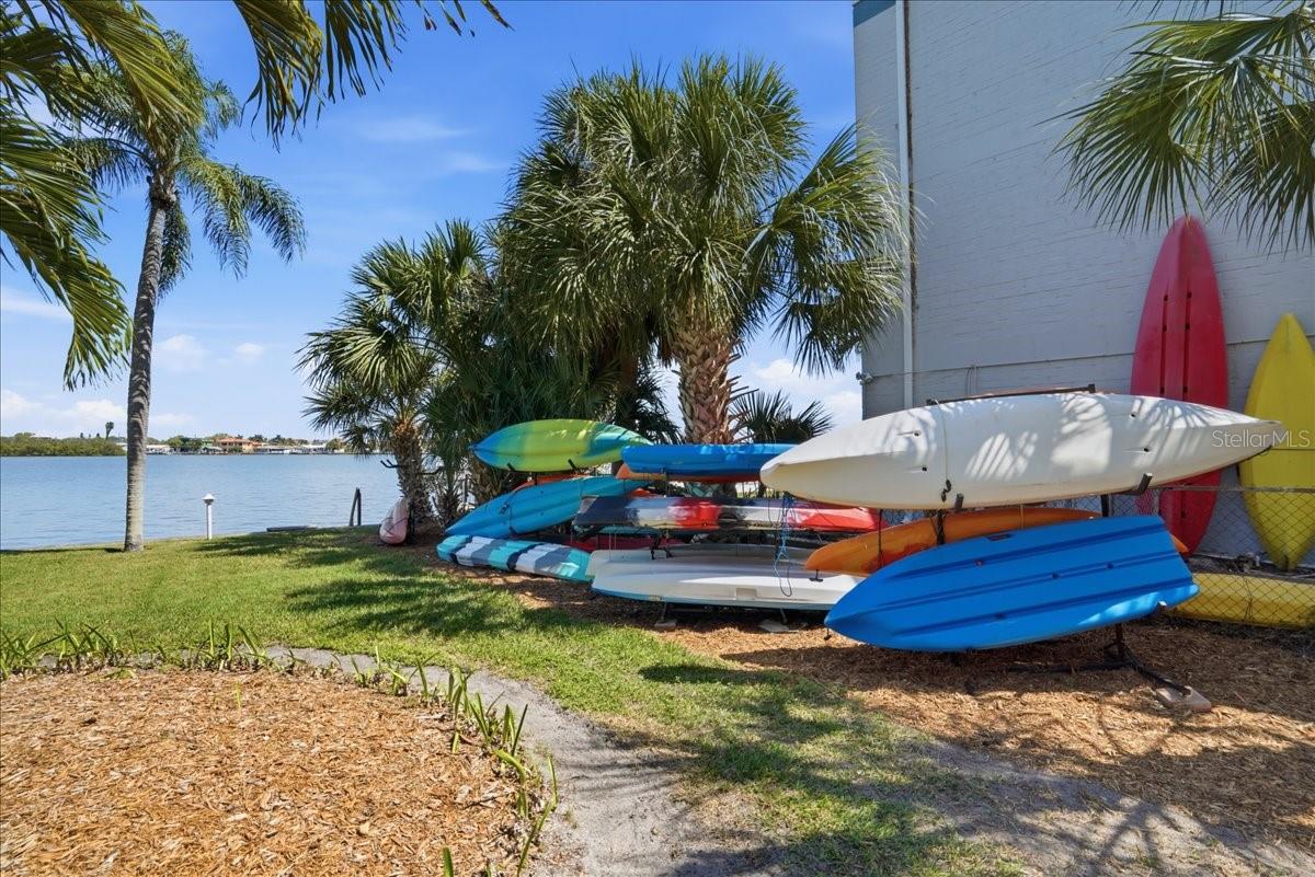 kayak storage