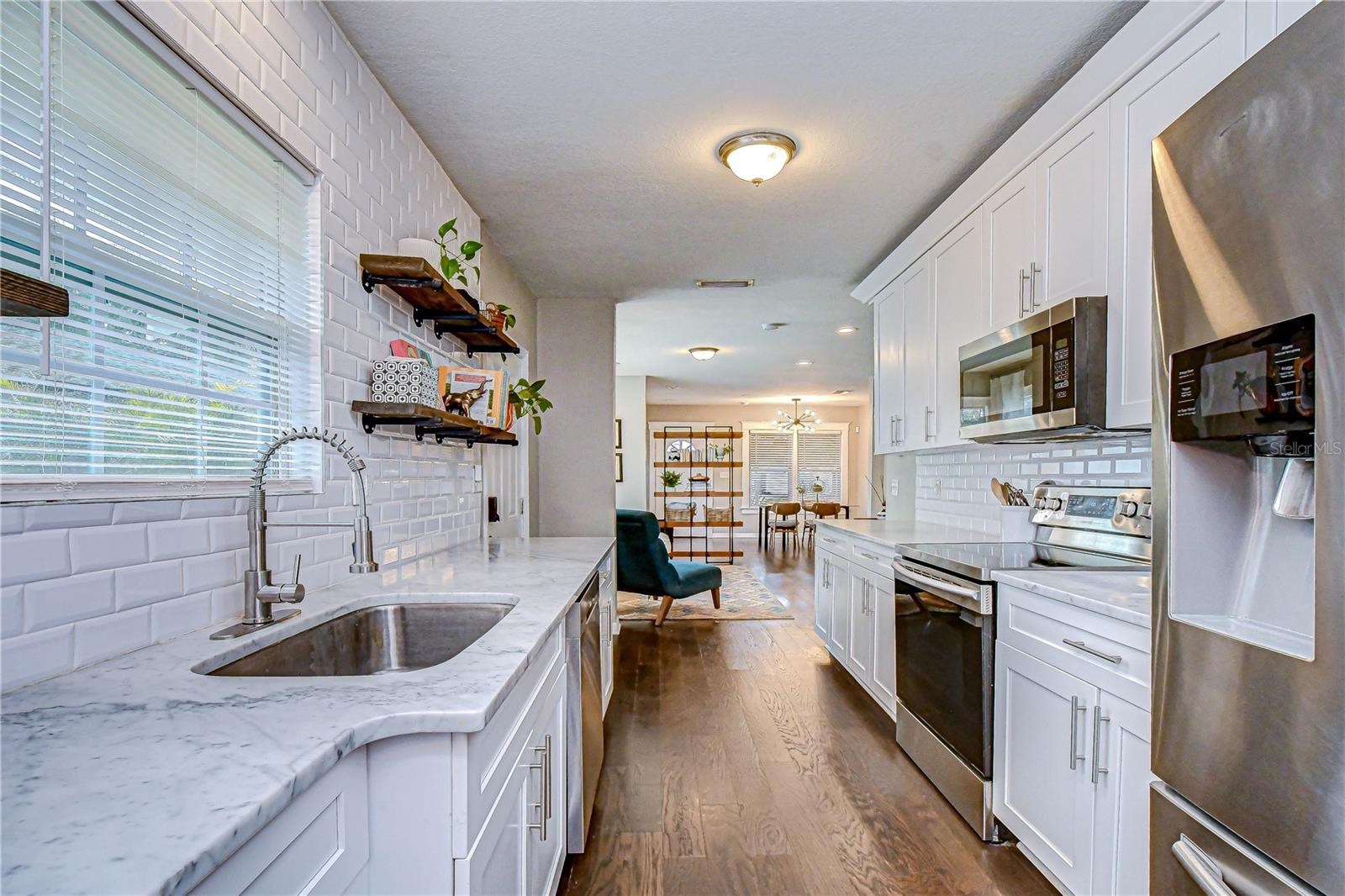 Kitchen area designed for easy everyday living.