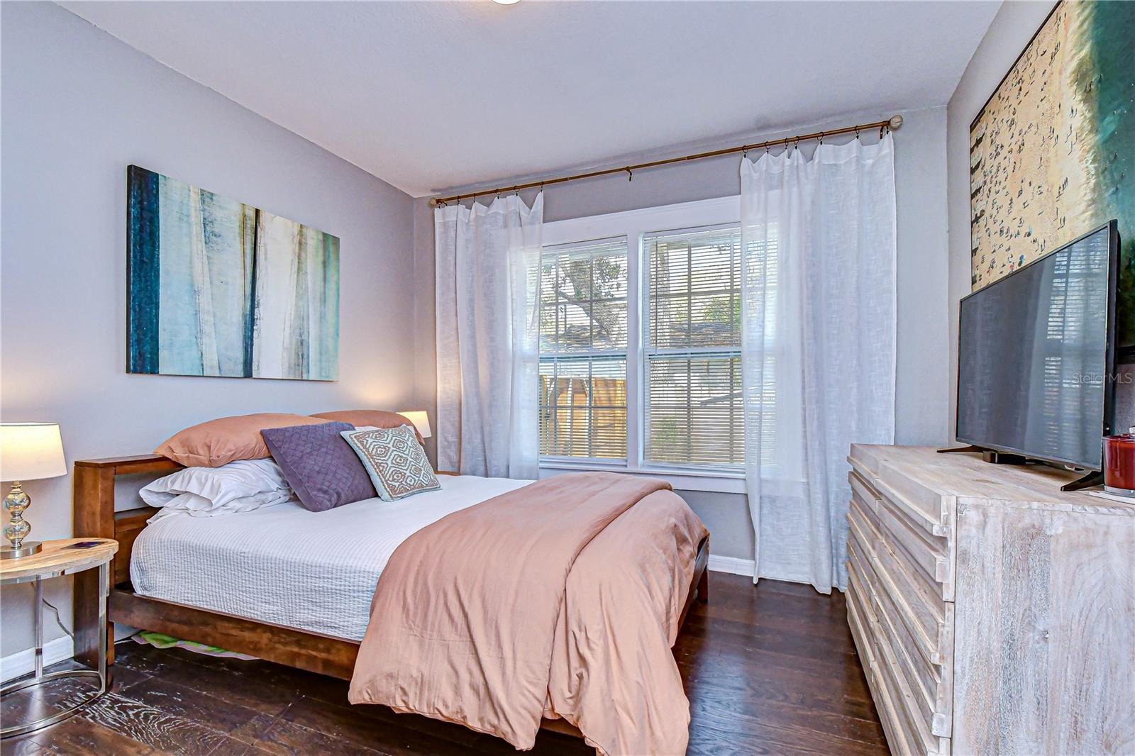 Comfortable secondary bedroom perfect for family or guests.