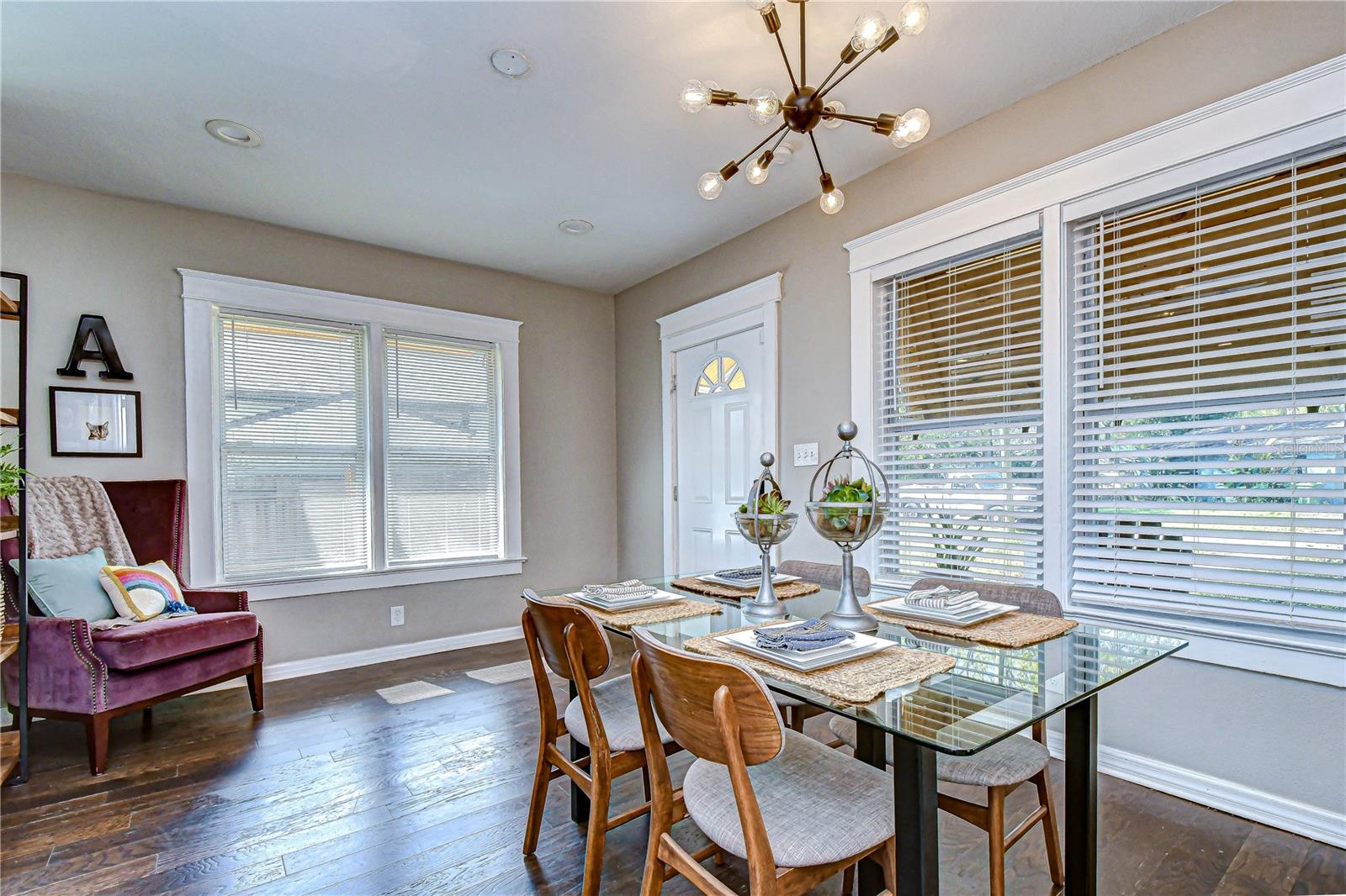 Combined living and dining areas!