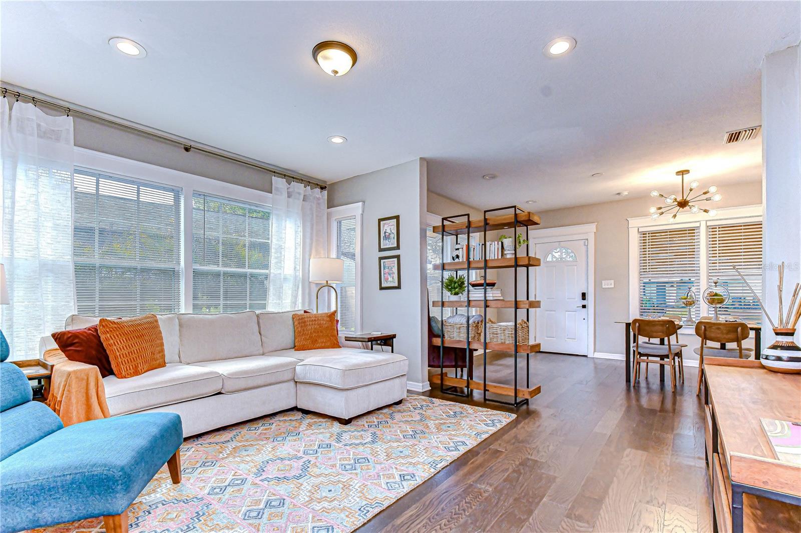 Warm neutral interior providing a versatile canvas for personal style.