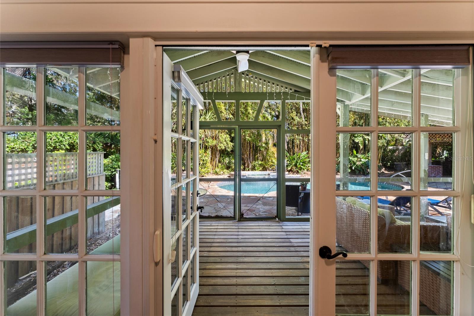Porch off primary bedroom