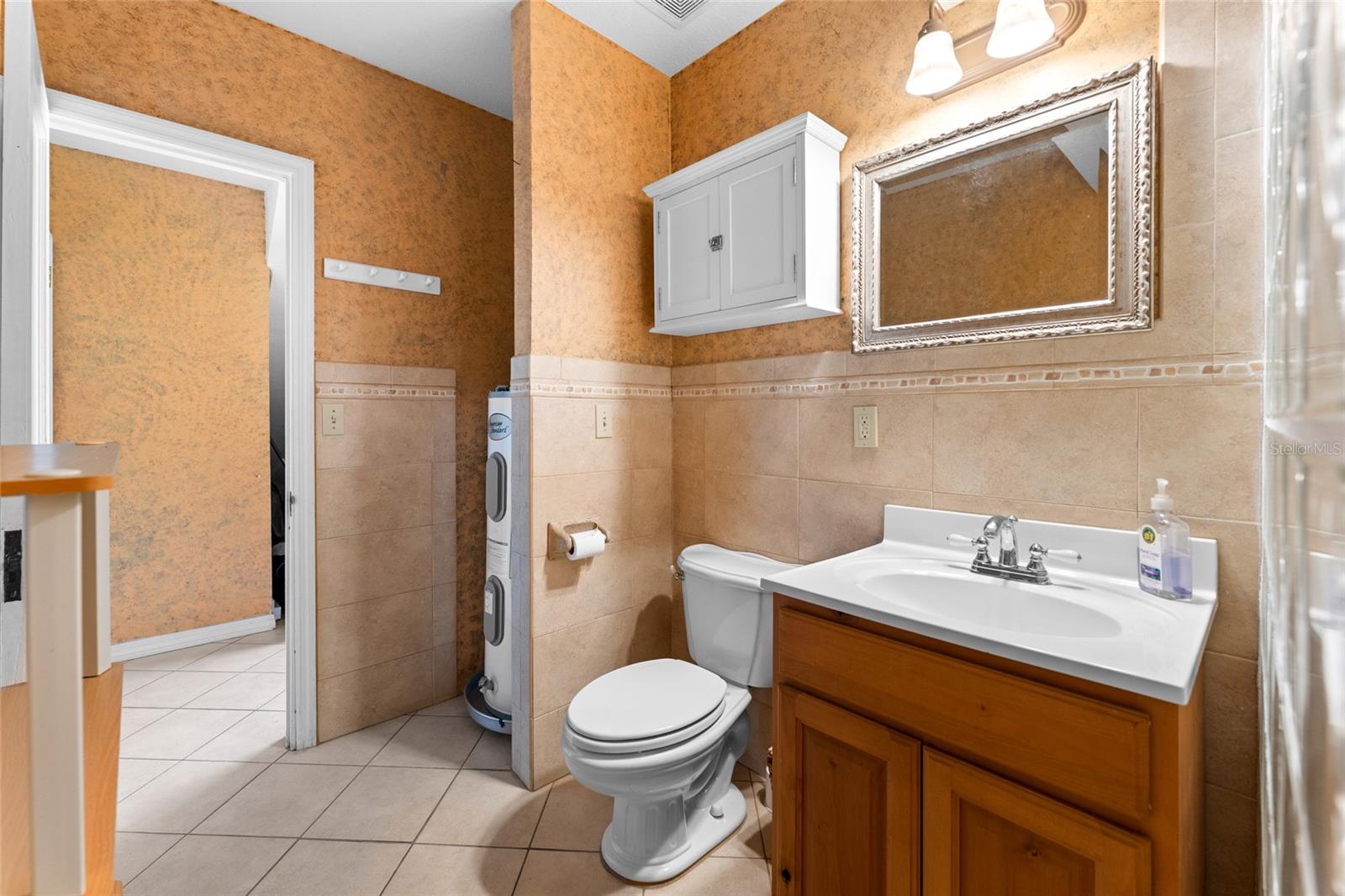 Pool Bathroom off Garage