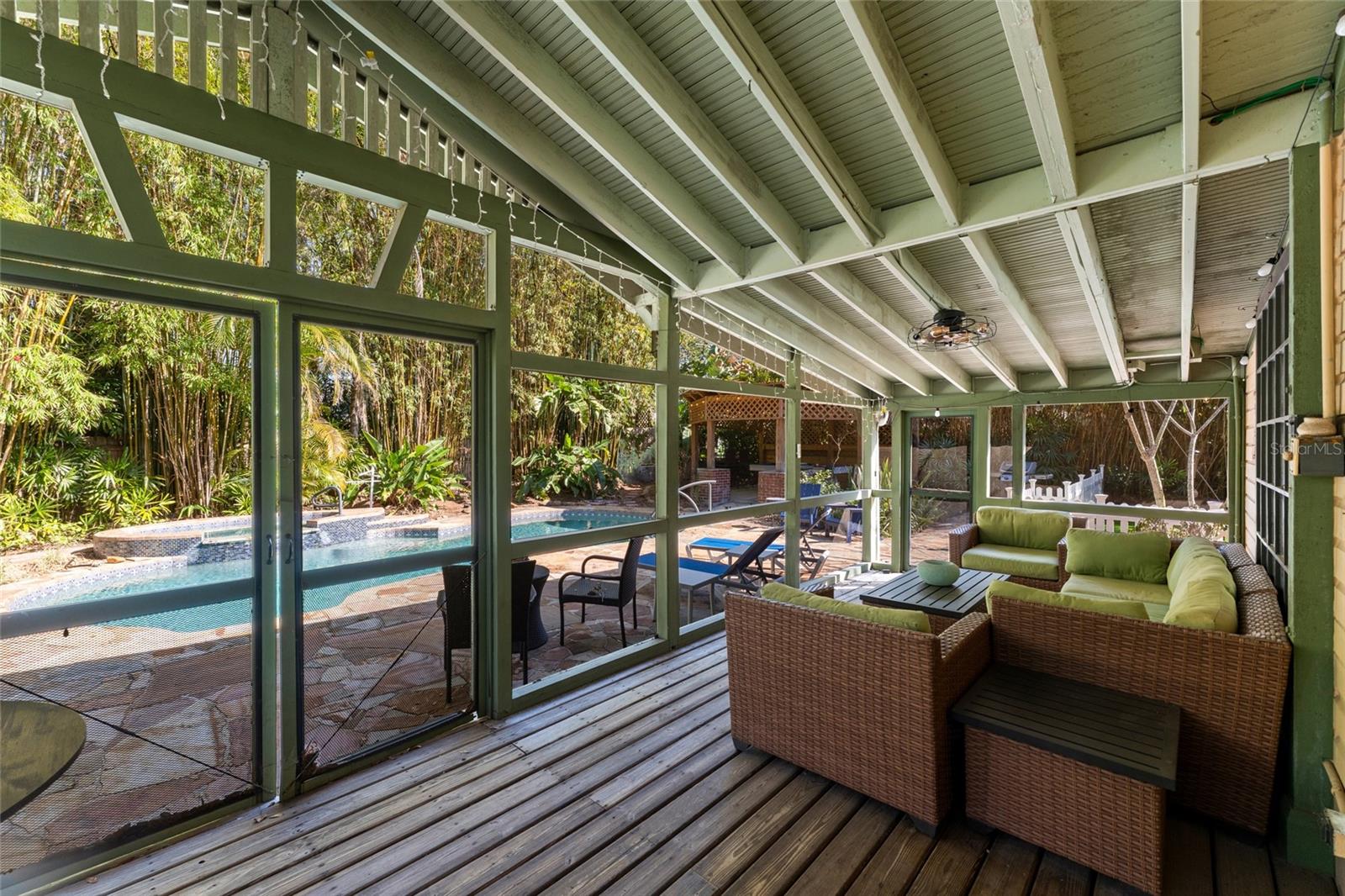 Porch off primary bedroom