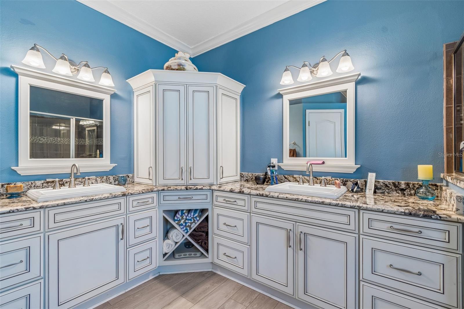 Updated and upgraded primary bathroom