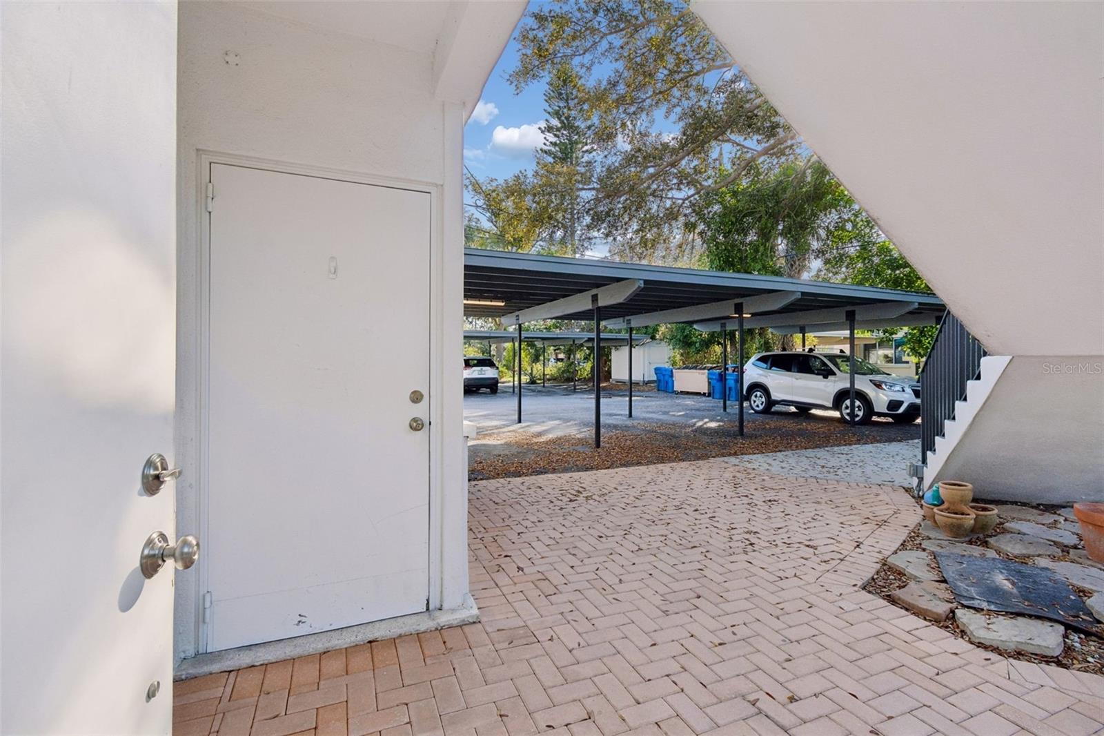 Back Patio to Covered Parking Area