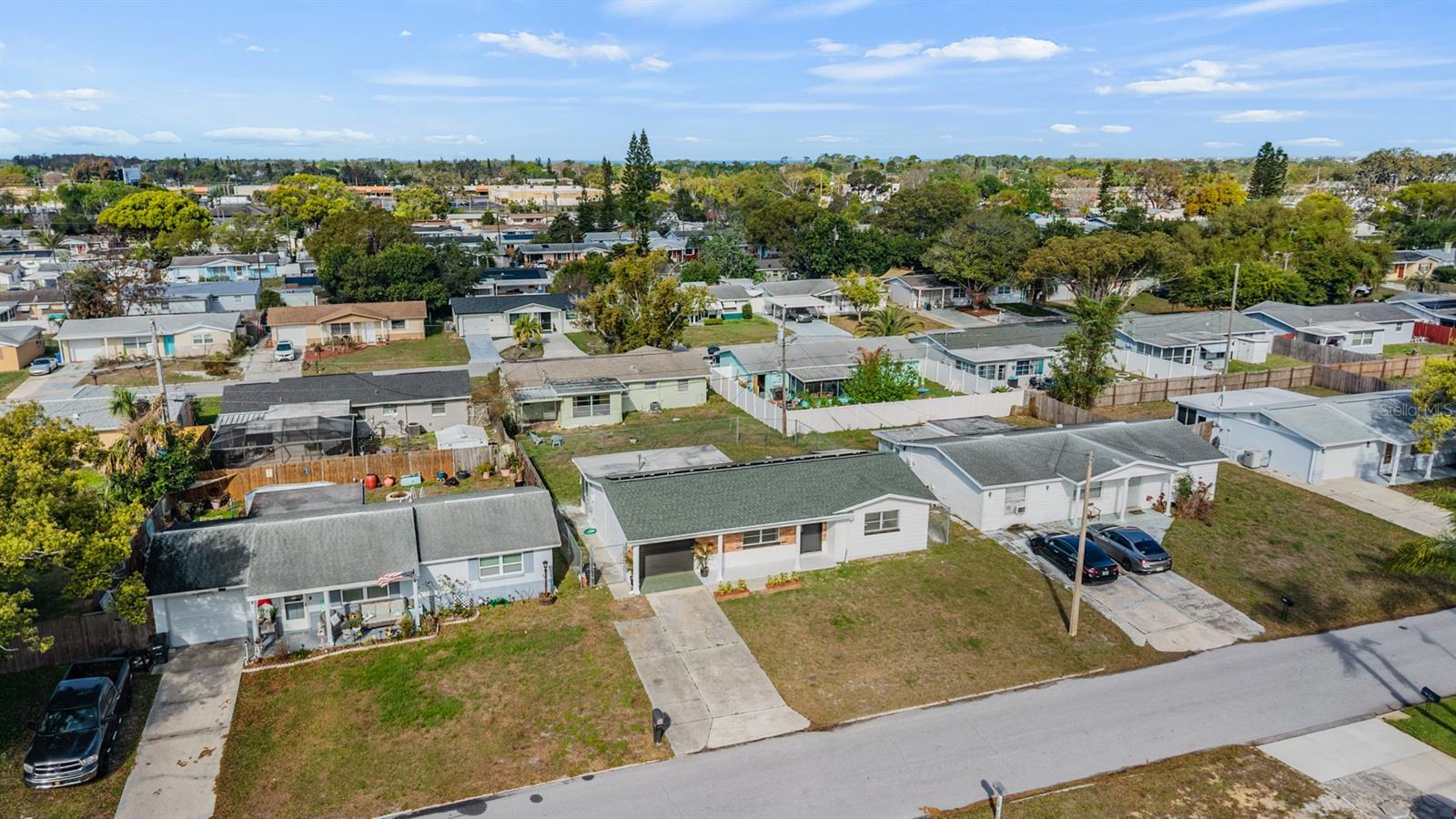 Aerial View of Neighborhood