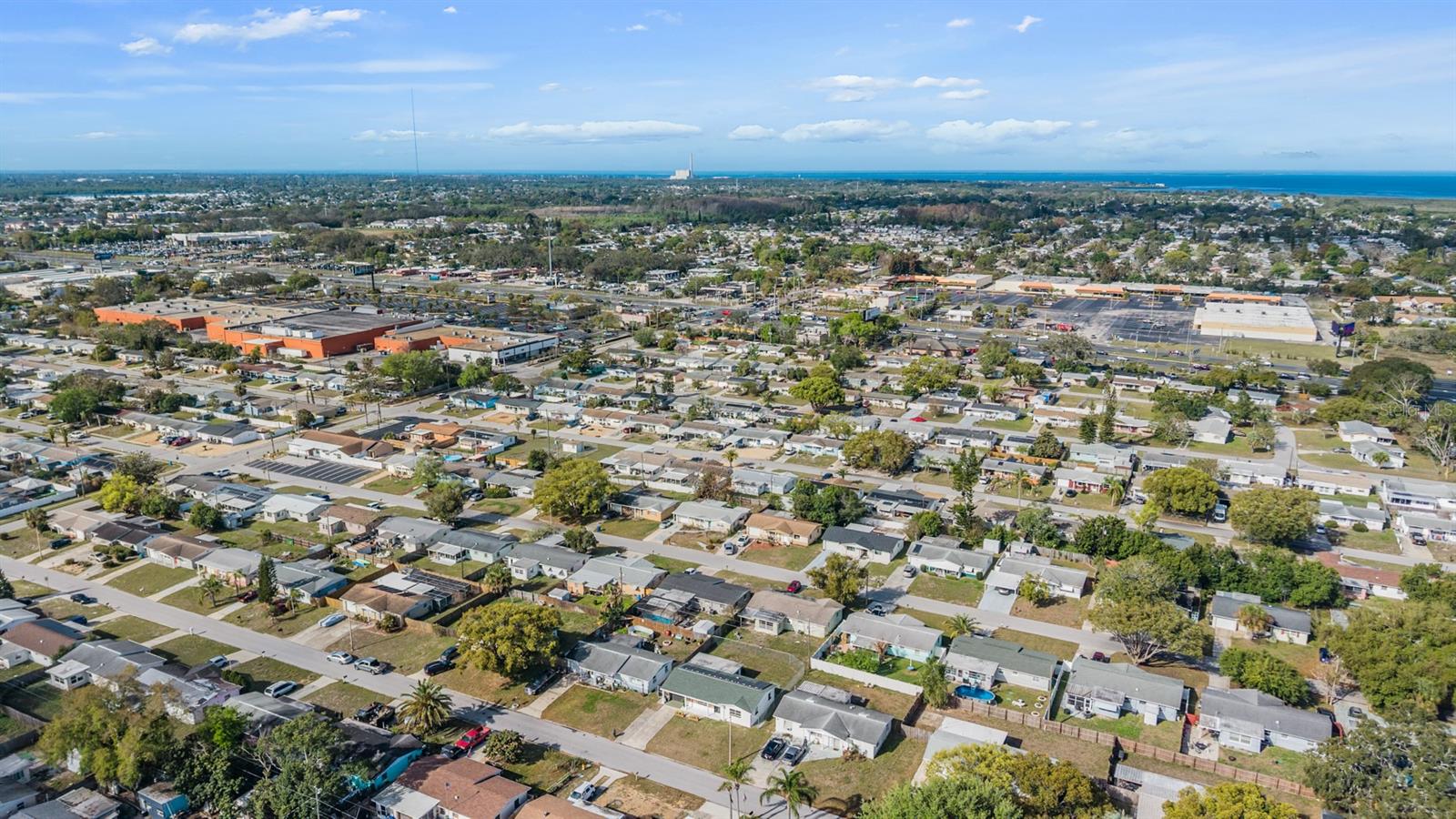 Aerial View of Surroundings