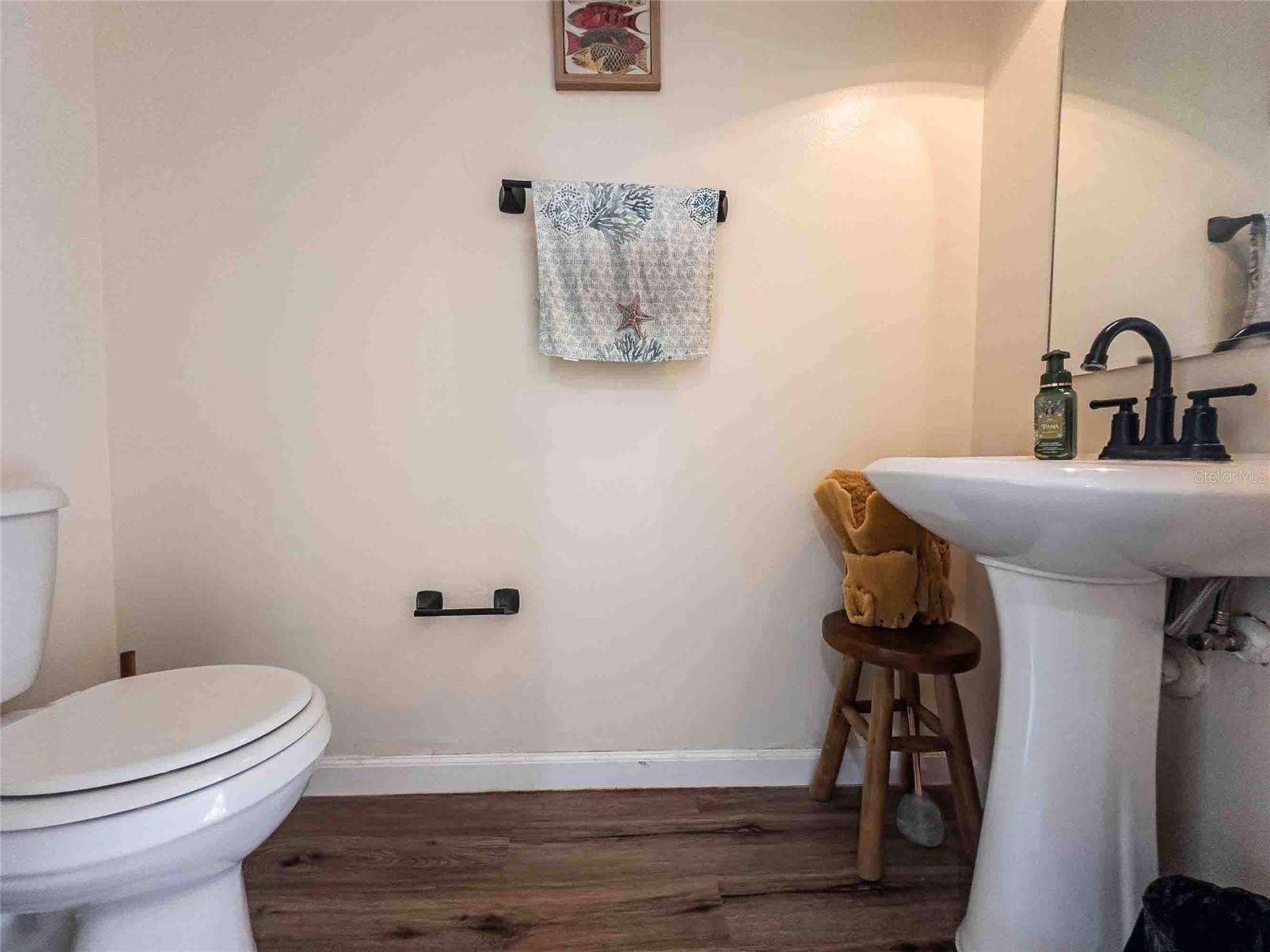 Downstairs 1/2 bathroom