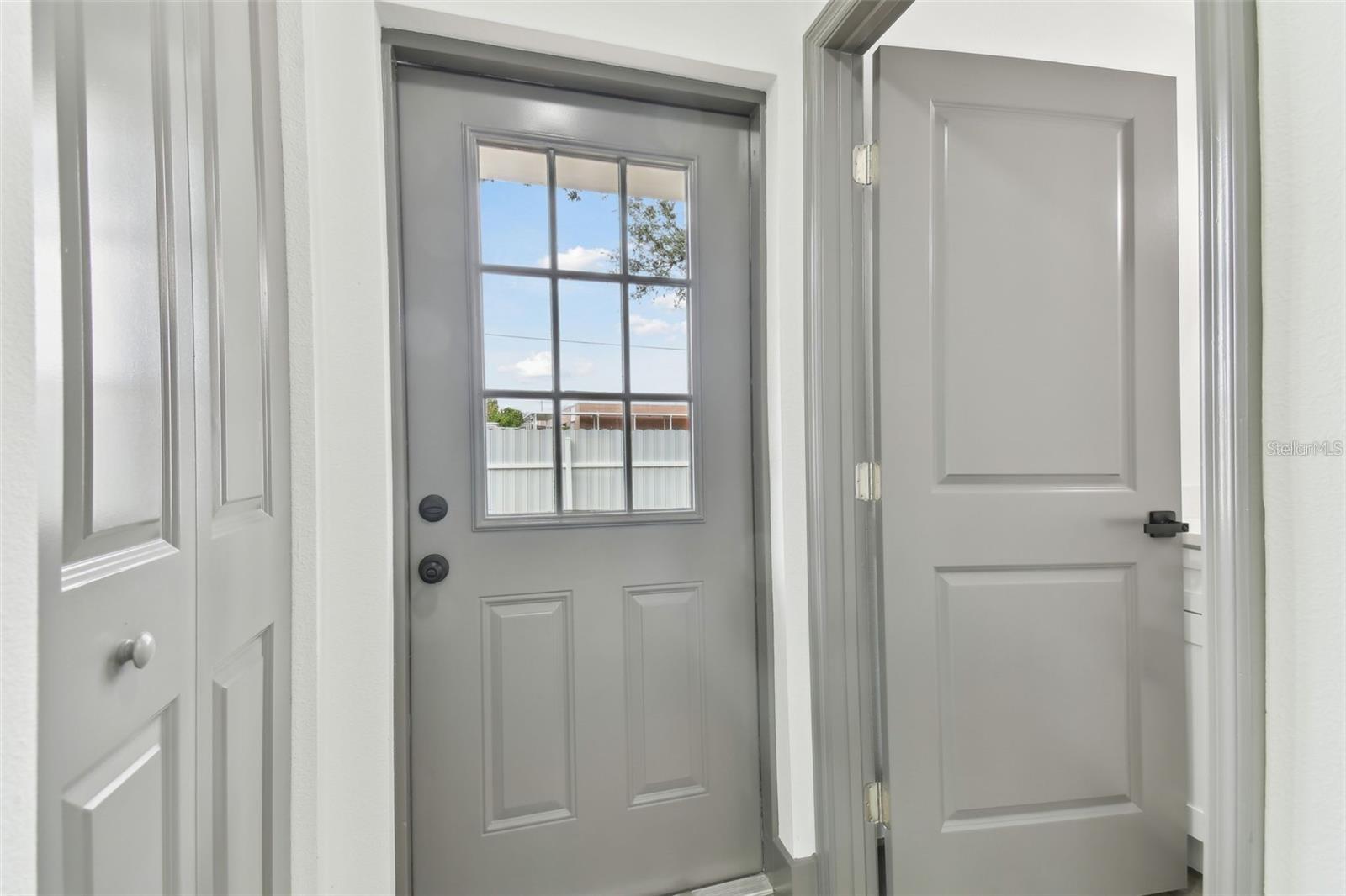 BACK DOOR EXIT TO YARD