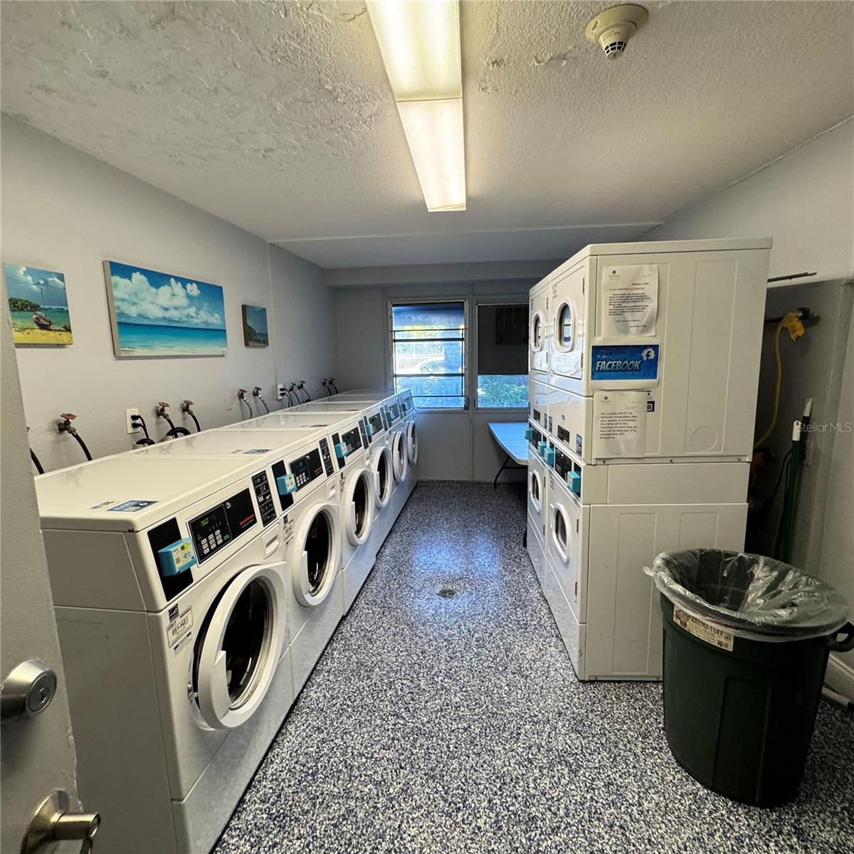 Common laundry on first floor