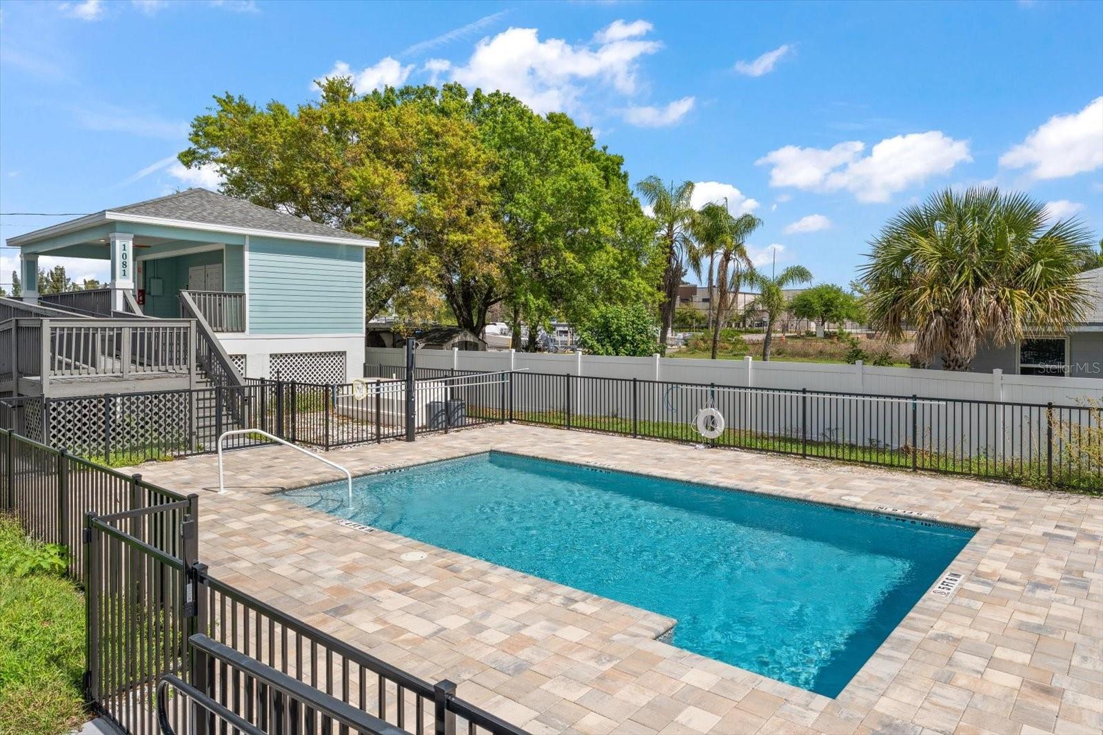 Private Community Pool steps away from 1297 Savona!
