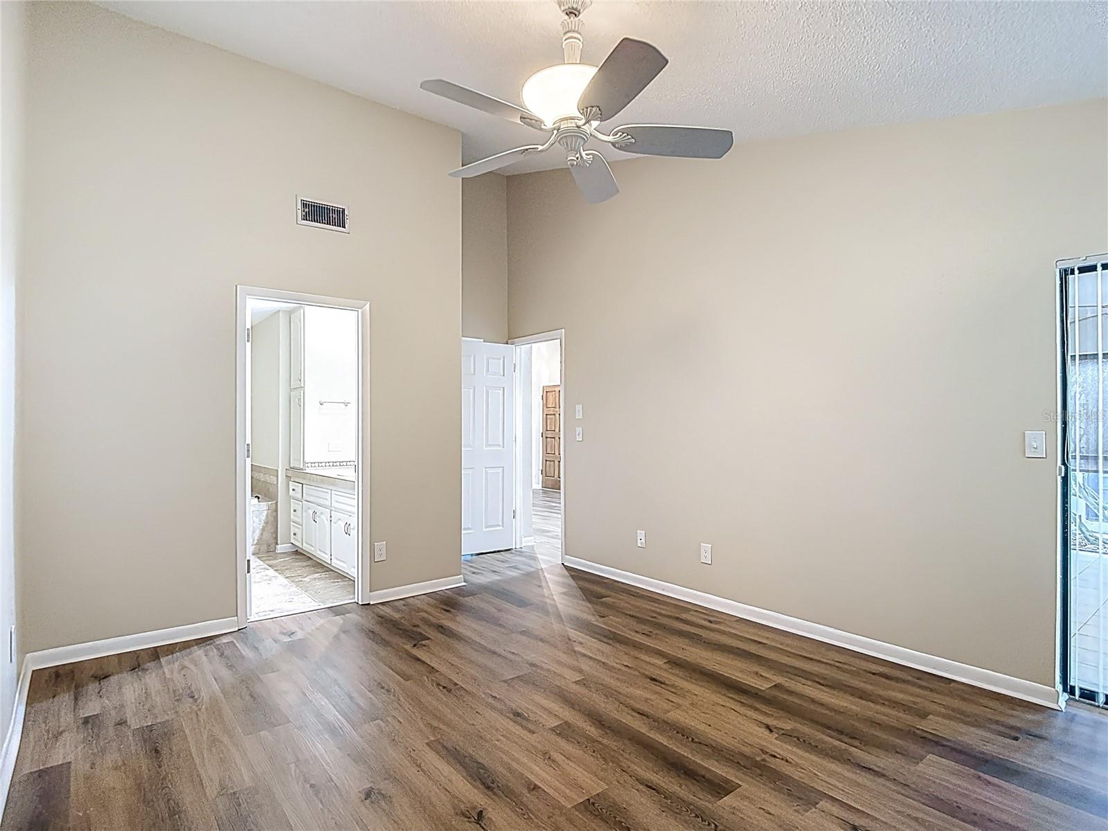 Primary to Living Room and Master Bath