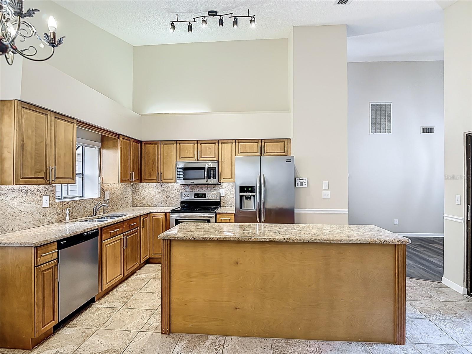 Kitchen View From Front Hallway