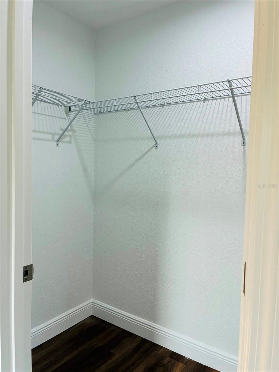 Primary walk-in closet